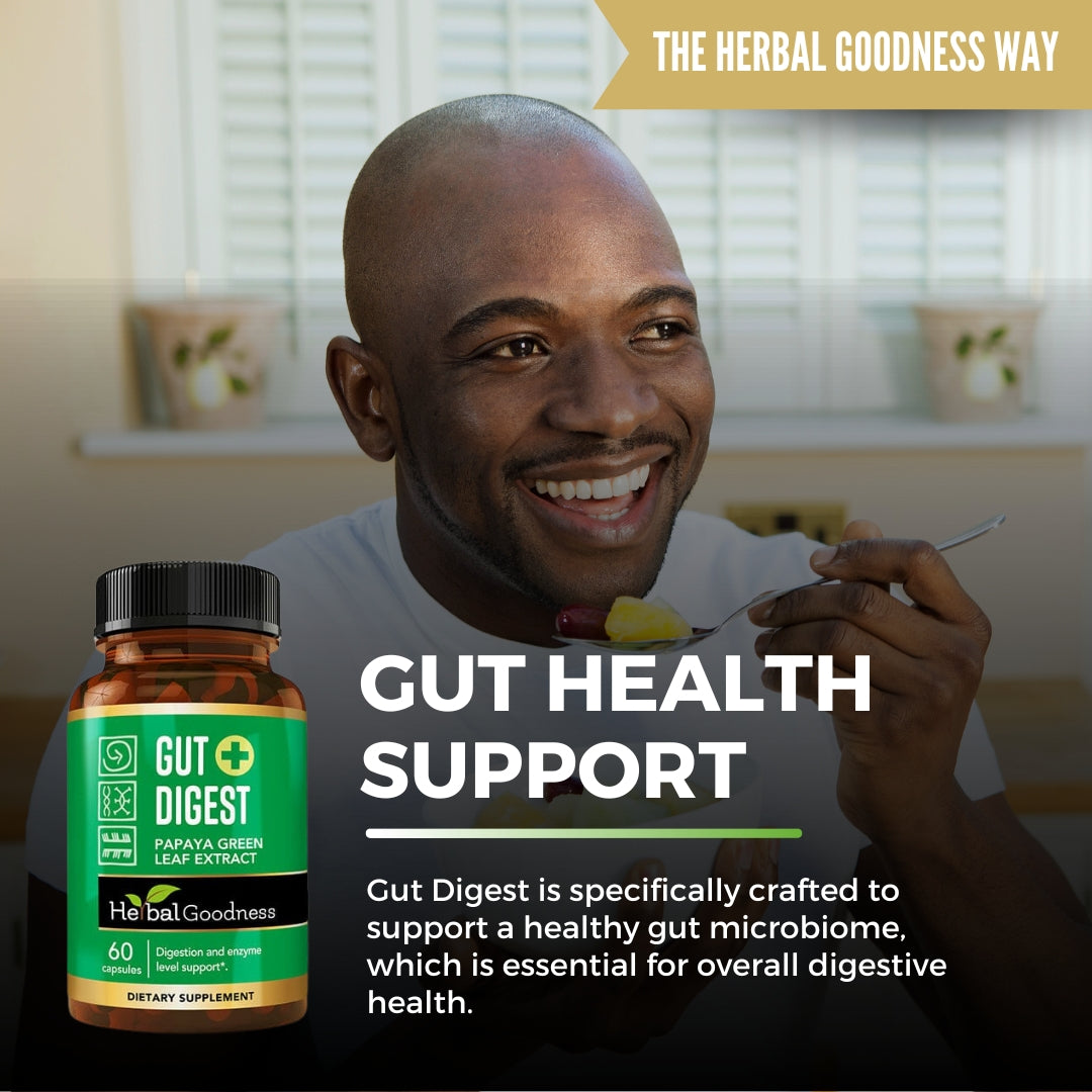 Gut Digest - Papaya Green Fruit Extract - 60/600mg Buy Capsules