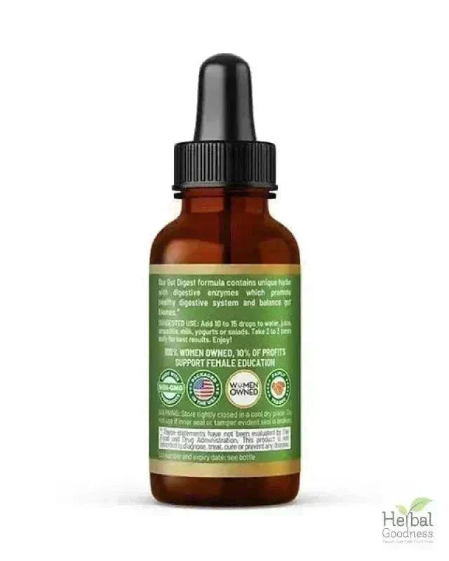 Gut Digest Plus - Organic - Liquid Liquid Extract Herbal Goodness 