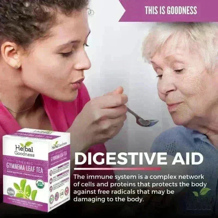 Gymnema Leaf Tea - Organic 24/2g Tea bags - Metabolism & Blood Sugar Tea & Infusions Herbal Goodness 