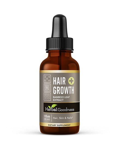Hair Growth Plus - Liquid 12oz - Hair Growth - Herbal Goodness Herbal Goodness 1oz 