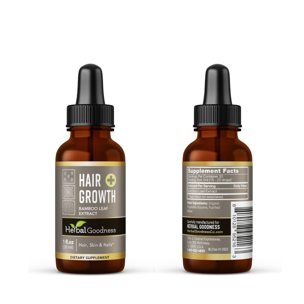 Hair Growth Plus - Organic - Liquid Tincture - Hair Growth - Herbal Goodness - Herbal Goodness