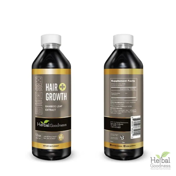 Hair Growth Plus - Organic - Liquid Tincture - Thicker Healthier Hair - Herbal Goodness Liquid Extract Herbal Goodness 