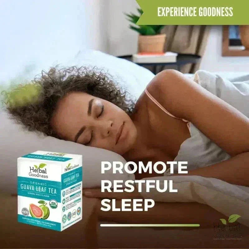 Guava Leaf Tea - Organic - Tea 24/2g - Caffeine-Free Tea & Infusions Herbal Goodness 