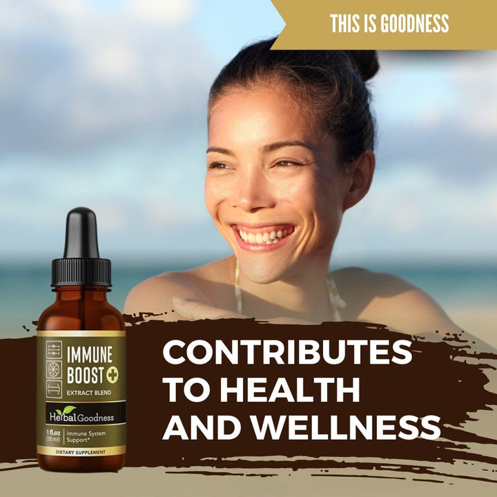 Immune Boost Plus Liquid Extract - Immunity Boost, Health and Wellness - Herbal Goodness Liquid Extract Herbal Goodness 