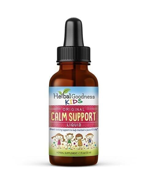 Kids Collection - Focus, Calm, Sleep, Tummy and Immune Support - Liquid Extract- 1oz - Herbal Goodness Liquid Extract Herbal Goodness Kids Calm Support -1oz 