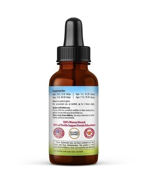 Kids Collection - Focus, Calm, Sleep, Tummy and Immune Support - Liquid Extract- 1oz - Herbal Goodness Liquid Extract Herbal Goodness 