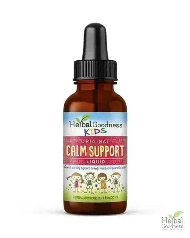 Kids Plant-Based Liquid Extracts - 1oz Liquid Extract Herbal Goodness Kids Calm Support -1oz 