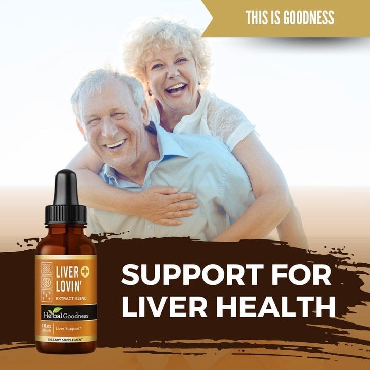 Liver Lovin' Liquid Extract - Healthy Liver Cleanse and Support - Herbal Goodness Liquid Extract Herbal Goodness 