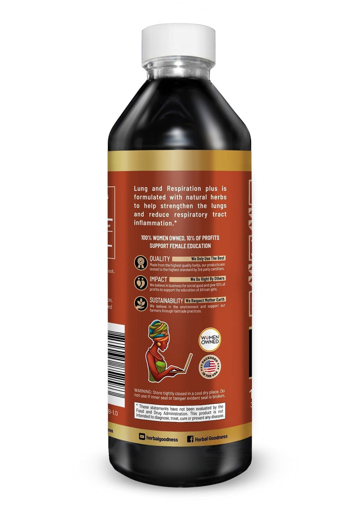 Lungs and Respiration - 15X Liquid Extract - Respiratory Liquid Extract Herbal Goodness 