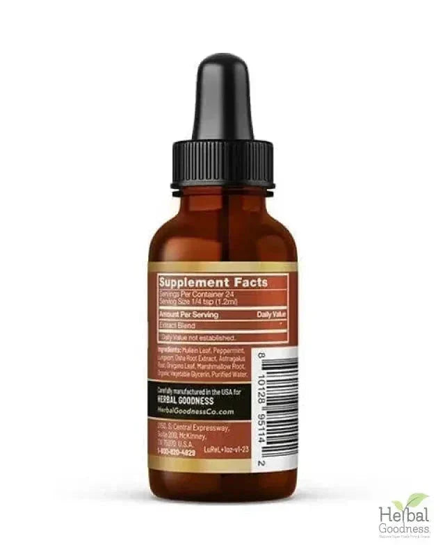Lungs and Respiration Liquid Extract - Herbal Goodness Liquid Extract Herbal Goodness 
