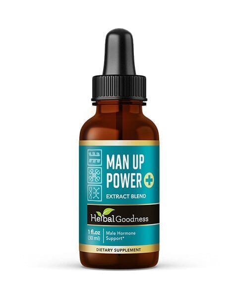 Man-Up Power Liquid Extract - Male Support - Herbal Goodness Liquid Extract Herbal Goodness 1 oz 