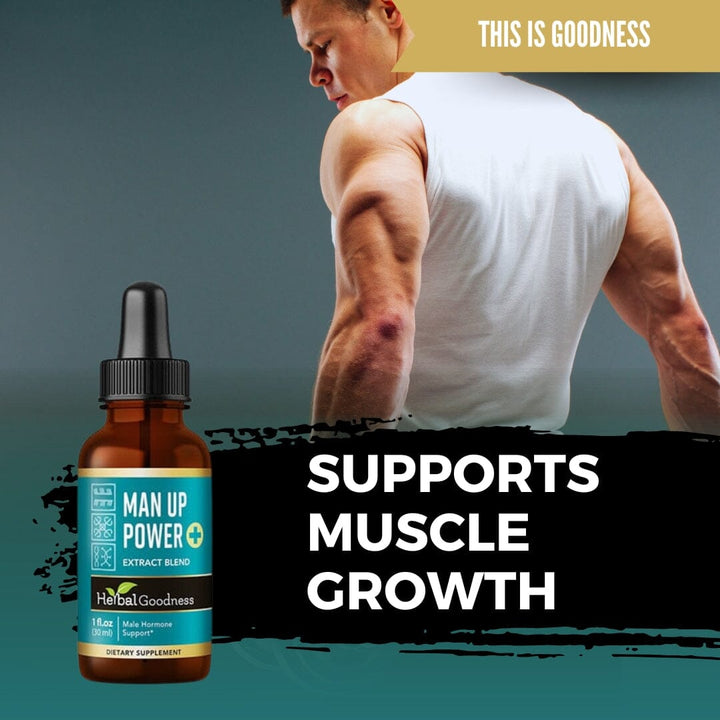 Man-Up Power Liquid Extract - Male Support - Herbal Goodness Liquid Extract Herbal Goodness 