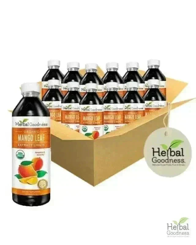 Mango Leaf Extract – Liquid Extract - 1oz Liquid Extract Herbal Goodness 12 oz Case(12) 