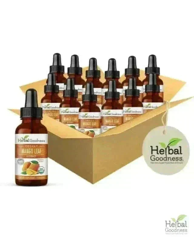 Mango Leaf Extract – Liquid Extract - 1oz Liquid Extract Herbal Goodness 1 oz Case 12 
