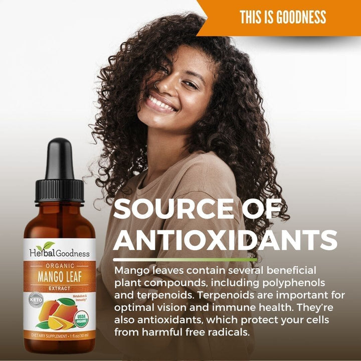 Mango Leaf Extract – Liquid Extract - 1oz Liquid Extract Herbal Goodness 