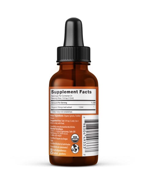 Mango Leaf Extract – Liquid Extract - 1oz Liquid Extract Herbal Goodness 