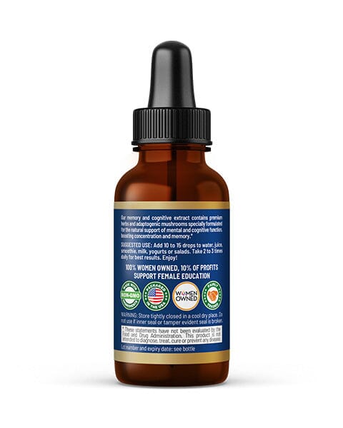 Memory and Cognition Liquid Extract - Clarity Support, Performance Support, Mental Boost - Herbal Goodness Liquid Extract Herbal Goodness 