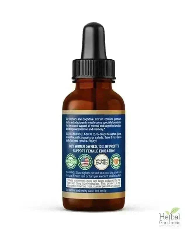 Memory and Cognition Liquid Extract Liquid Extract Herbal Goodness 
