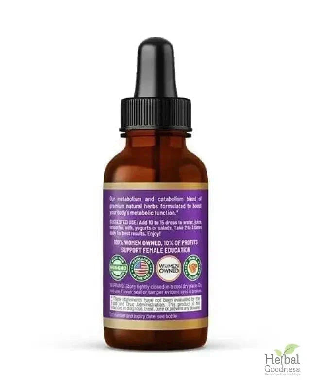 Metabolism and Catabolism Liquid Extract - Herbal Goodness Liquid Extract Herbal Goodness 