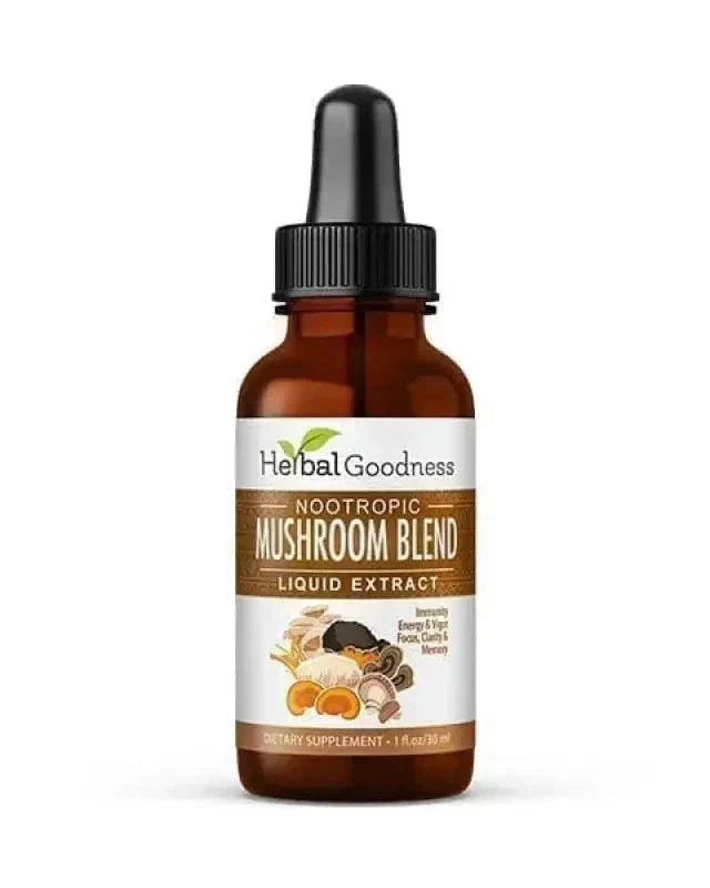 Mushroom Blend Extract - Immunity - Herbal Goodness Liquid Extract Herbal Goodness 1 oz 