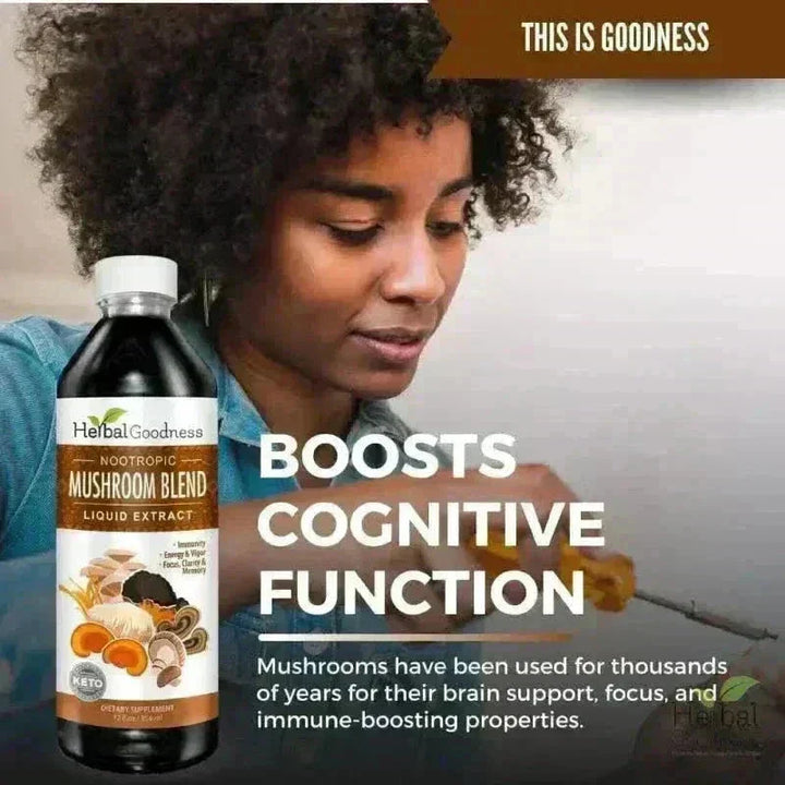 Mushroom Blend Extract - Immunity Liquid Extract Herbal Goodness 