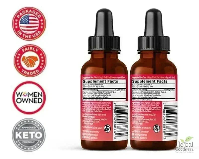 Papaya Leaf Extract Blood Support - Liquid Tincture - Herbal Goodness Liquid Extract Herbal Goodness 