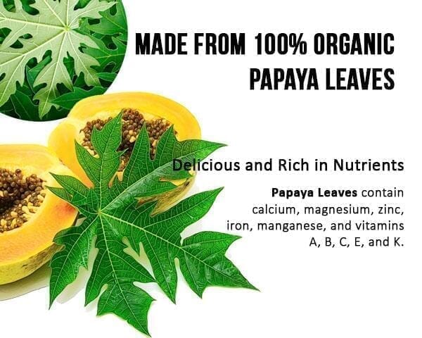 Papaya Leaf Tea - 24/2g Tea bags - Blood Platelets, Digestion & Immunity - Herbal Goodness Tea & Infusions Herbal Goodness 