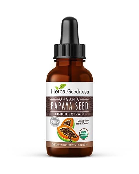 Papaya Seed Extract - Liquid 1oz - Detox, Kidney & Digestion - Herbal Goodness Liquid Extract Herbal Goodness Unit 