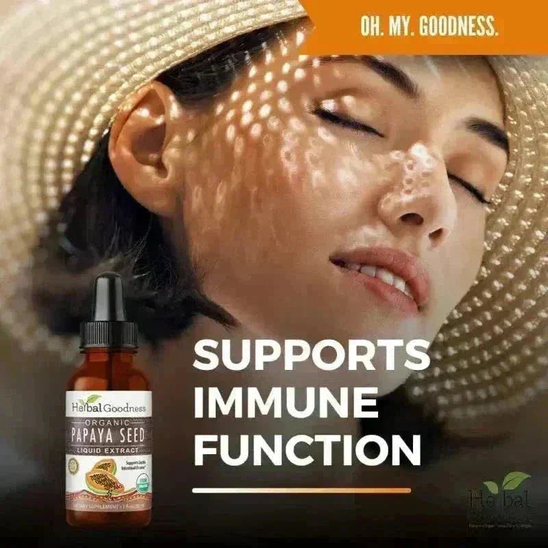Papaya Seed Extract - Liquid 1oz Liquid Extract Herbal Goodness 