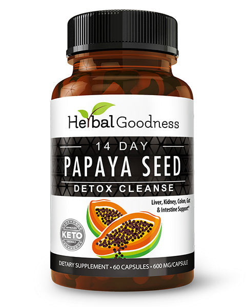Papaya Seed Powder - Capsules 600mg - Plant-Based - Herbal Goodness