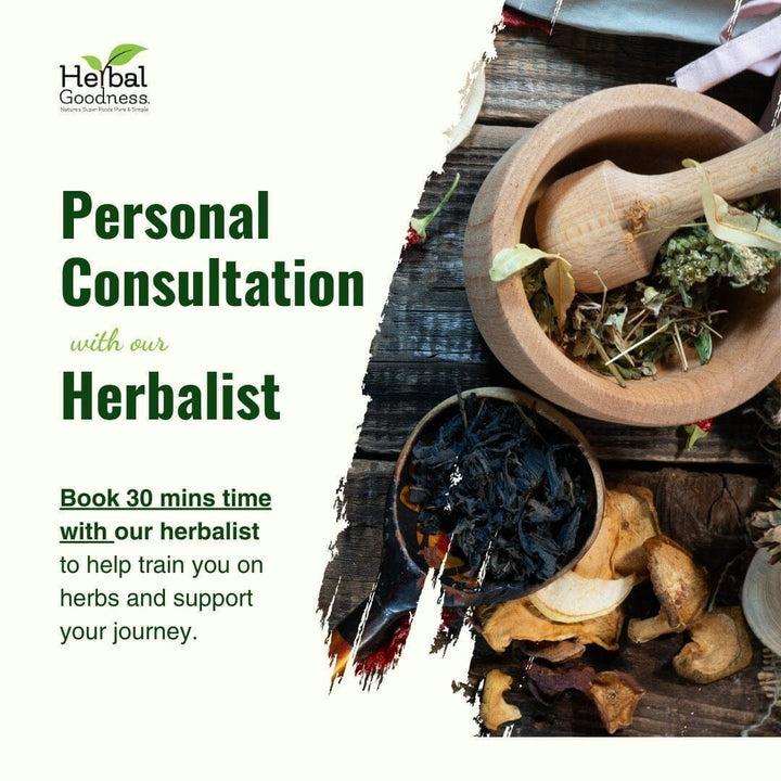 Personal Consultation With The Herbalist Education Herbal Goodness 5 minutes FREE 