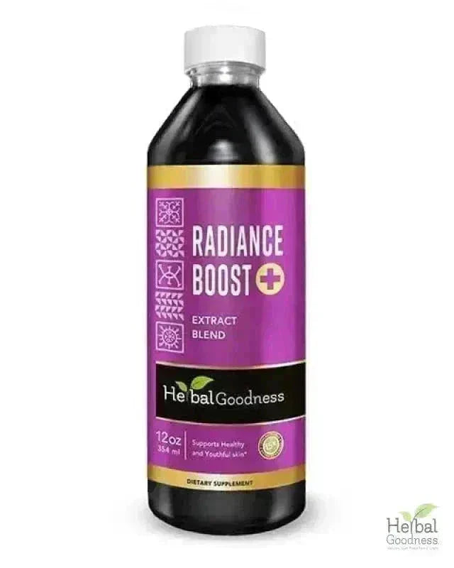 Radiance Boost Extract Blend - Liquid Tincture Natural Liquid Extract Herbal Goodness 12 oz 