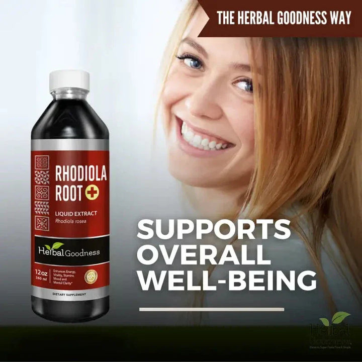 Rhodiola Root Liquid Extract Herbal Goodness 