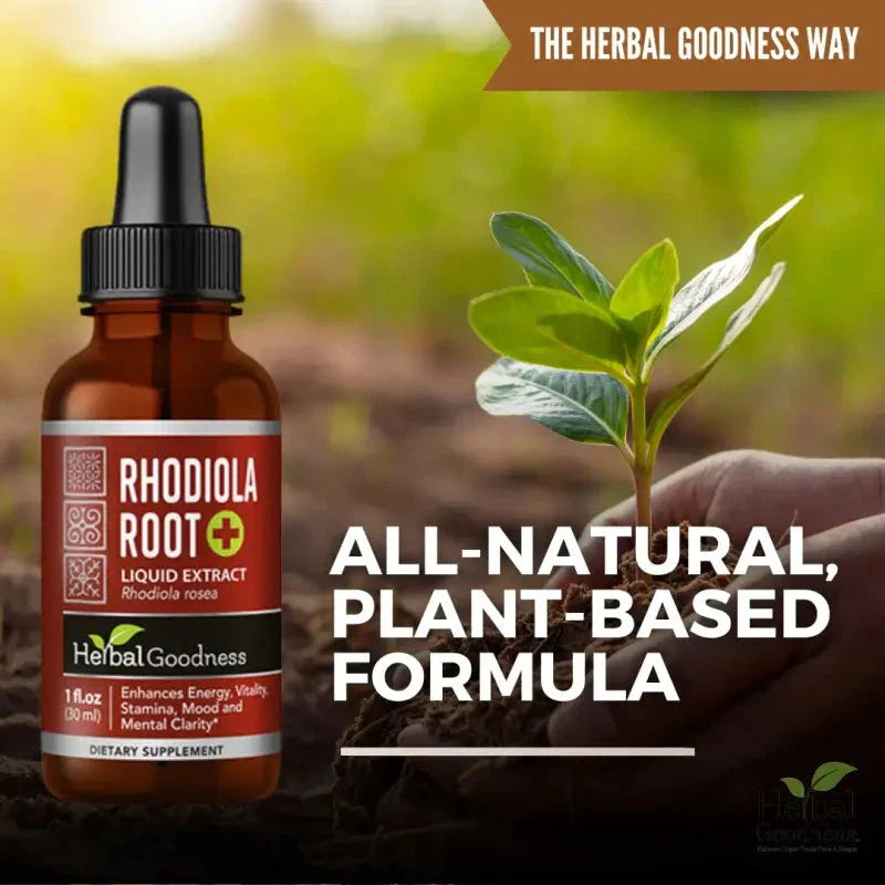 Rhodiola Root Liquid Extract Herbal Goodness 