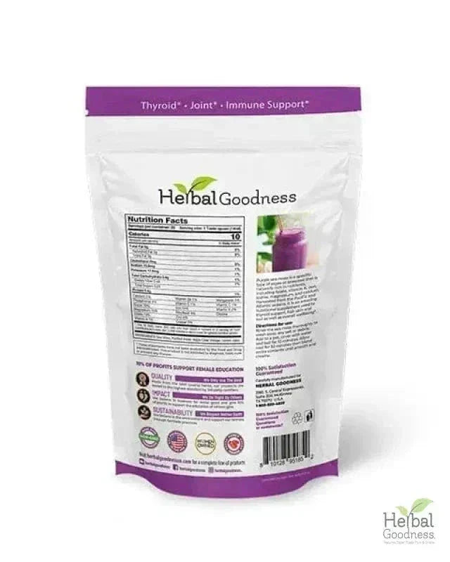 Sea Moss - Raw Dried Gold & Purple St Lucia - Herbal Goodness Bulk Herb Herbal Goodness 