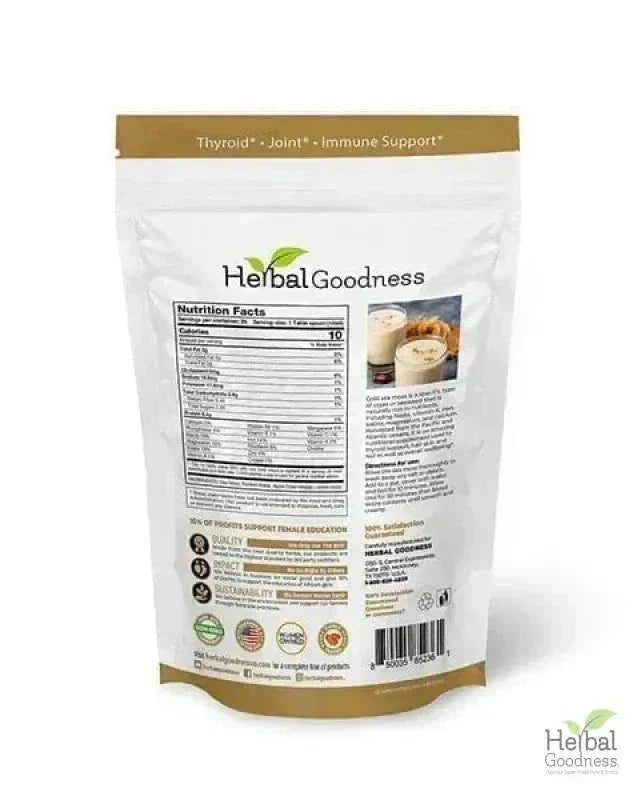 Sea Moss - Raw Dried Gold & Purple St Lucia - Herbal Goodness Bulk Herb Herbal Goodness 