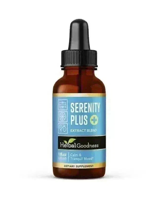 Serenity Plus - 1oz 15X Liquid Extract - Mood Support Liquid Extract Herbal Goodness 1 oz 