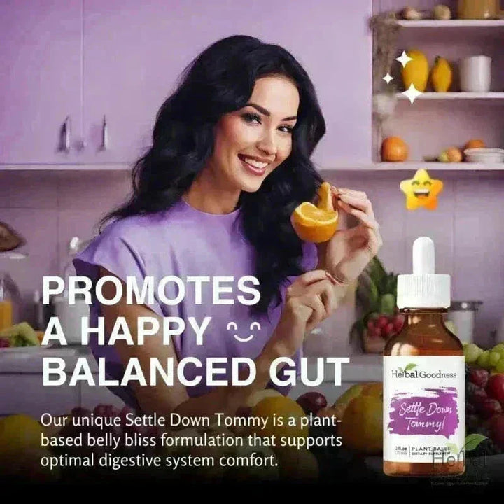 Settle Down Tommy - 2fl.oz - Gut & Digestive Aid Liquid Extract Herbal Goodness 