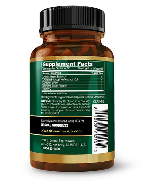 Stone Breaker Plus | Chanca Piedra Extract Capsules - 60/600mg Capsules Herbal Goodness 