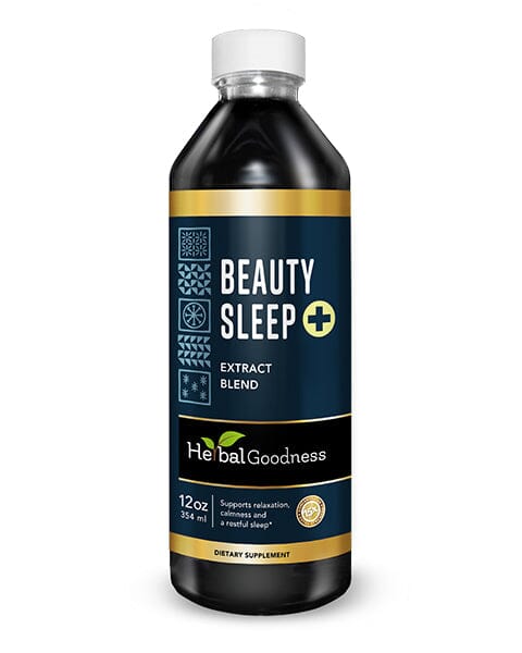 Beauty Sleep - Organic - Liquid 12oz - collagen support, Supple skin - Herbal Goodness Liquid Extract Herbal Goodness 