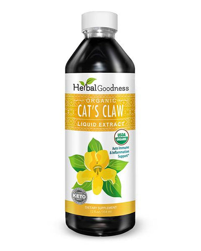 Cat's Claw Liquid Extract - 12 oz - Organic - By Herbal Goodness Tea & Infusions Herbal Goodness Unit 