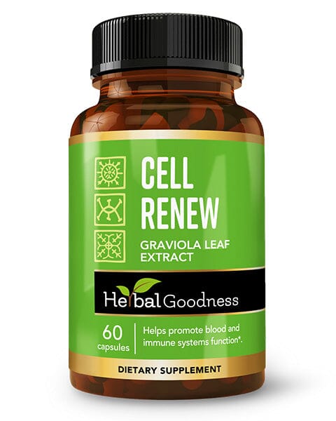 Cell Renew and Rejuvenation Plus Capsules -60/600mg - Healthy Cell Support & Immune System Function - Herbal Goodness Liquid Extract Herbal Goodness Unit 