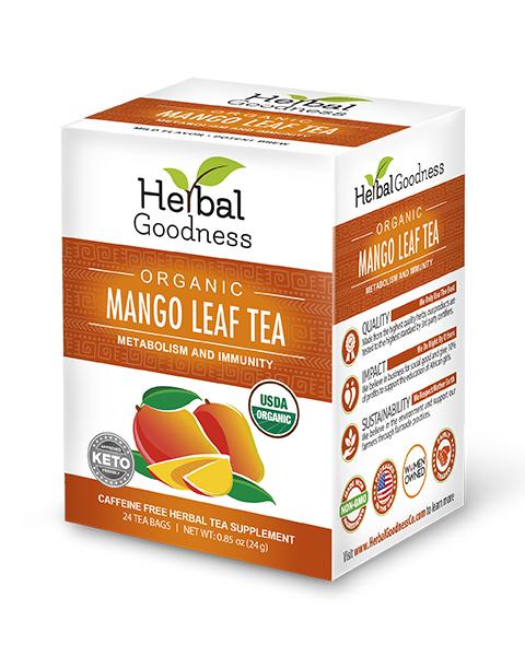 Mango Leaf Tea - Organic 24/2g - Metabolism & Immunity - Herbal Goodness Tea & Infusions Herbal Goodness Unit 