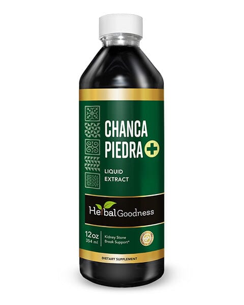 Stone Breaker Chanca Piedra Extract 15X Strength - Kidney Gall Bladder & Urinary Track Cleanse 12oz Liquid - Herbal Goodness Capsules Herbal Goodness 